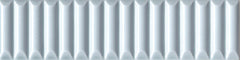 Emser Triveni 2" X 8" Glossy Jet Meteor