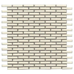 Emser Regala 12"x12" Mini Off-set Mosaic 1"x6" Polished Bequest
