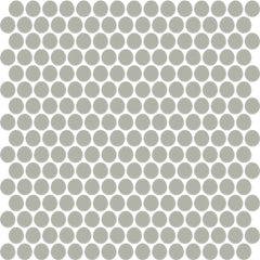Daltile Color Wheel Mosaic 13'' X 11'' Penny Matte Matte Desert Gray