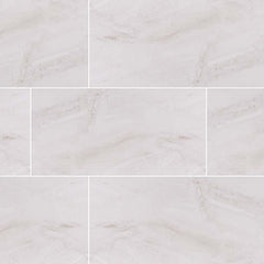 MS International Adella 12" x 24" Satin Gris
