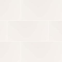 MS International Adella 12" x 24" Matte 9.9MM White