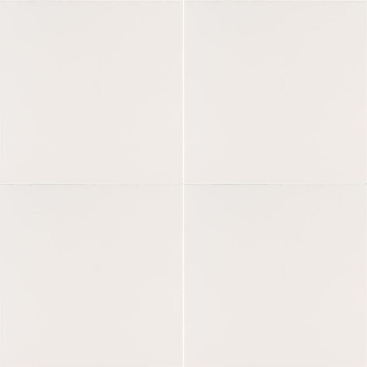 MS International Adella 18" x 18" Matte White