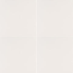 MS International Adella 18" x 18" Matte White