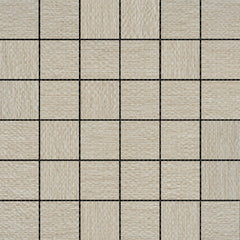 Emser Jute 12"x12" Mosaic 2"x2" Ivory
