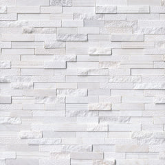 MS International Rockmount 6" x 18" Multi Finish Ledger Corner Arctic White