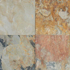 MS International Slate And Quartzite 16" x 16" Gauged Autumn