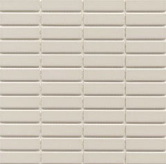 Emser Catch 11" X 12" Stack Mosaic 1" X 3" Glossy Fawn