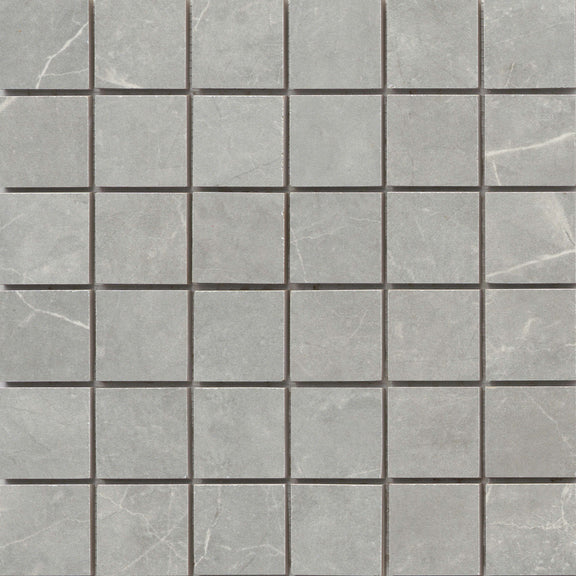 Emser Sterlina II 12" X 12" Mosaic 2" Hexagon Matte Gray