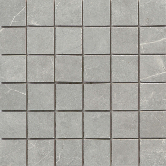 Emser Sterlina II 12"x12" Mosaic 2"x2" Matte Gray