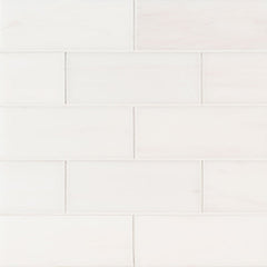 MS International Natural Stone Marble 3" x 6" Bianco Dolomite
