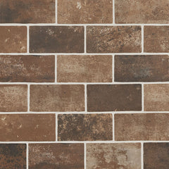 MS International Brickstone 5" x 10" Brick Matte Red