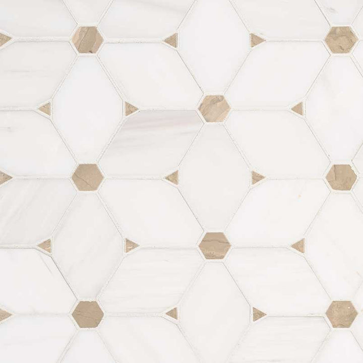 MS International Decorative Mosaic 12" x 12" Geometric Cecily