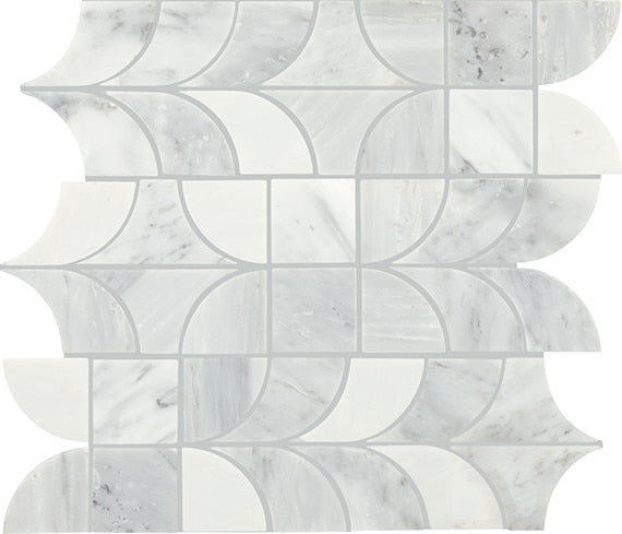 Daltile Gamma 14" X 16" Patchwork Mosaic Mystic