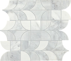 Daltile Gamma 14" X 16" Patchwork Mosaic Mystic