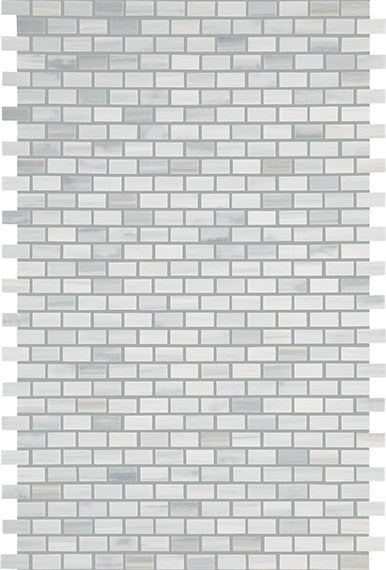 Daltile Perfit Mosaix 18" X RL" Mosaic Grey Palissandro / Brick Joint 0.5 X 1 Inch