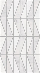 Daltile Perfit Mosaix 18" X RL" Mosaic Saran White / Wedge