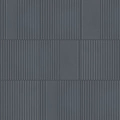 Marazzi Rhyme And Reason 6" X 6" Ripple Mix Indigo