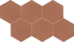 Marazzi Inyo 8" Hexagon Microban Ember