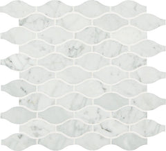 Daltile Marble 13" X 14" Marquise Carrara White