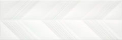 Emser Vertigo 10"x30" Chevron White