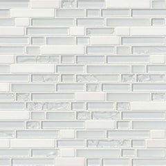 MS International Decorative Mosaic 12" x 12" Delano Blanco