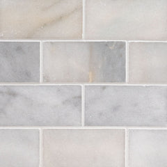 MS International Natural Stone Marble 3" x 6" Greecian White