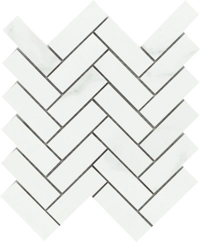 Emser Contessa 8" X 9" Herringbone Mosaic 1" X 3" Matte Dama