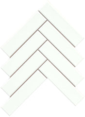 Emser Cognito 11" X 11" Herringbone Mosaic 2" X 8" Matte Ice