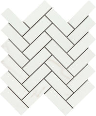 Emser Contessa 8" X 9" Herringbone Mosaic 1" X 3" Matte Oro