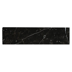 MS International Regallo 3" x 24" Bullnose Polished Marquina Noir