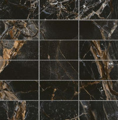 Emser Parkview 12" X 12" Stack Mosaic 2" X 6" Polished Brown