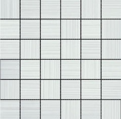Emser Thread II 12" X 12" Mosaic 2" X 2" White
