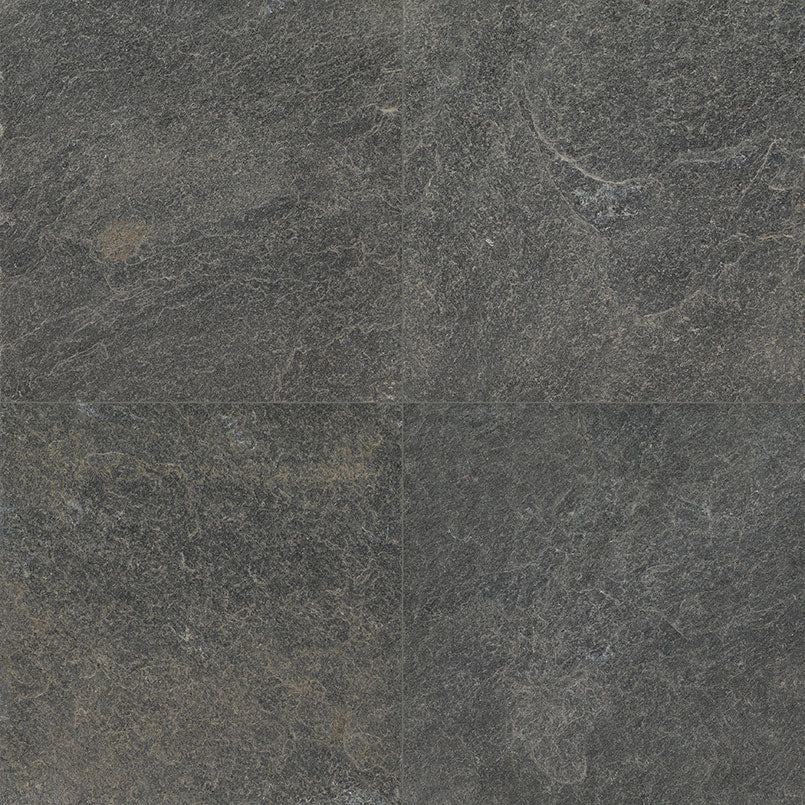 MS International Slate And Quartzite 16" x 16" Gauged Ostrich Grey