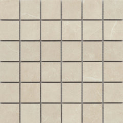 Emser Sterlina II 12"x12" Mosaic 2"x2" Matte Ivory