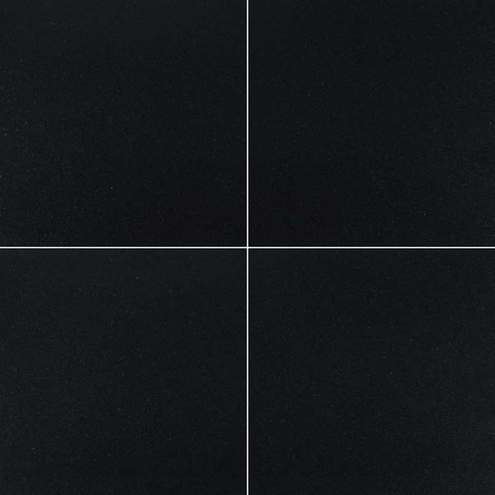 MS International Natural Stone Granite 12" x 12" Honed Premium Black