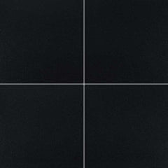 MS International Natural Stone Granite 12" x 12" Honed Premium Black