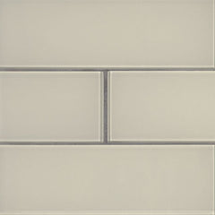 MS International Decorative Mosaic 12" x 12" Subway 4" x 12" Snowcap White