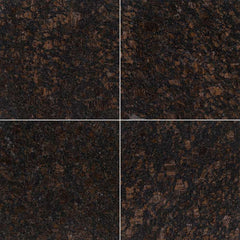 MS International Natural Stone Granite 12" x 12" Polished Tan Brown