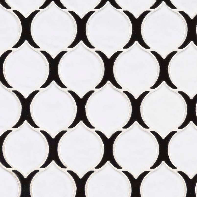 MS International Decorative Mosaic 12" x 12" Teardrop Tuxe