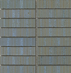 Emser Newtro 12"x12" Stacked Mosaic "1x6" Polished Ocean