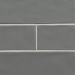 MS International Urbano 12" x 12" Subway 4" x 12" Glossy Graphite