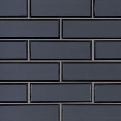 MS International Decorative Mosaic 12" x 12" Subway Vague Blue