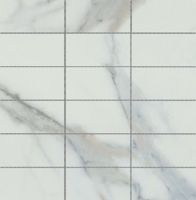 Emser Parkview 12" X 12" Stack Mosaic 2" X 6" Polished White